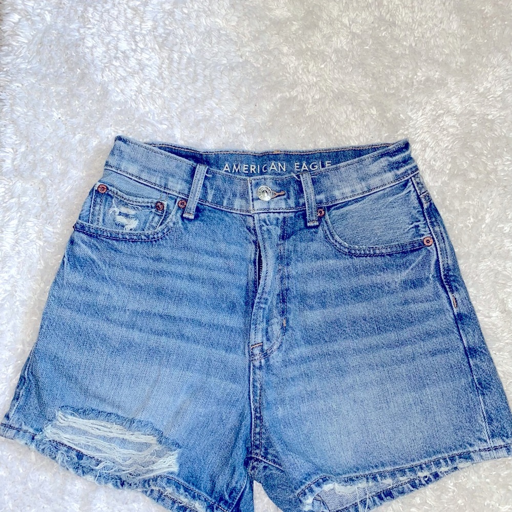 Denim shorts